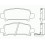 Комплект тормозных колодок, дисковый тормоз BREMBO P 78 011