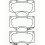 Комплект тормозных колодок, дисковый тормоз BREMBO P 83 066