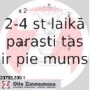 Priekšējie bremžu kluči, ZIMMERMANN 23793.200.1