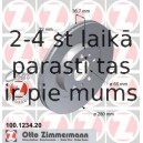 Тормозной диск ZIMMERMANN 100.1234.20