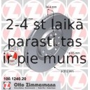 Тормозной диск ZIMMERMANN 100.1240.20