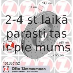 Тормозной диск ZIMMERMANN 100.3301.20