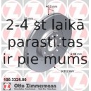 Тормозной диск ZIMMERMANN 100.3325.00