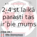 Bremžu uzliku kompl., Disku bremzes ZIMMERMANN 21938.200.1