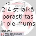Комплект тормозных колодок, дисковый тормоз ZIMMERMANN 23716.165.1