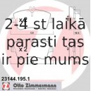 Комплект тормозных колодок, дисковый тормоз ZIMMERMANN 23144.195.1