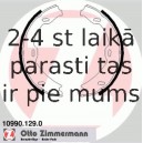 Bremžu loku kompl., Stāvbremze ZIMMERMANN 10990.129.0