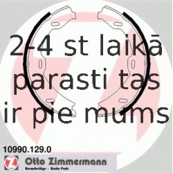 Bremžu loku kompl., Stāvbremze ZIMMERMANN 10990.129.0