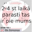 Комплект тормозных колодок, дисковый тормоз ZIMMERMANN 23190.165.1
