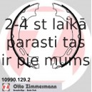 Bremžu loku kompl., Stāvbremze ZIMMERMANN 10990.129.2