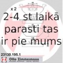 Комплект тормозных колодок, дисковый тормоз ZIMMERMANN 23130.195.1