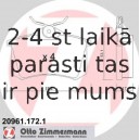 Комплект тормозных колодок, дисковый тормоз ZIMMERMANN 20961.172.1