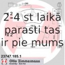 Bremžu uzliku kompl., Disku bremzes ZIMMERMANN 23747.185.1