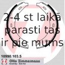 Bremžu loku kompl., Stāvbremze ZIMMERMANN 10990.103.5