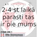 Комплект тормозных колодок, дисковый тормоз ZIMMERMANN 21849.200.1