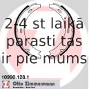 Bremžu loku kompl., Stāvbremze ZIMMERMANN 10990.128.1