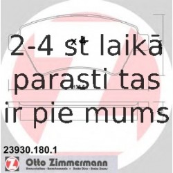 ZIMMERMANN 23930.180.1 (4), Bremžu kluču komlekts, disku bremze