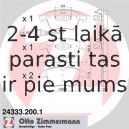 Bremžu uzliku kompl., Disku bremzes ZIMMERMANN 24333.200.1