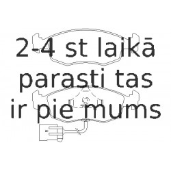 Bremžu uzliku kompl., Disku bremzes PAGID T1080
