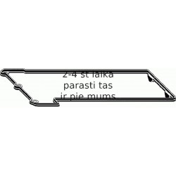 Прокладка, крышка головки цилиндра ELRING 830.313