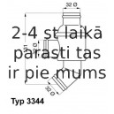 Термостат, охлаждающая жидкость WAHLER 3344.80