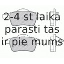 Bremžu uzliku kompl., Disku bremzes FERODO FDB1383