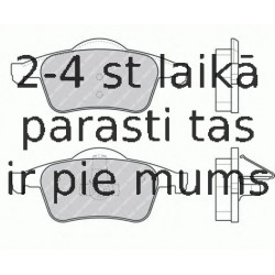 Bremžu uzliku kompl., Disku bremzes FERODO FDB1383