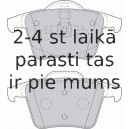 Bremžu uzliku kompl., Disku bremzes FERODO FDB1632