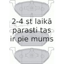 Bremžu uzliku kompl., Disku bremzes FERODO FDB1635