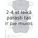 Bremžu uzliku kompl., Disku bremzes FERODO FDB1641