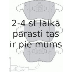 Bremžu uzliku kompl., Disku bremzes FERODO FDB1641