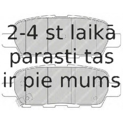 Bremžu uzliku kompl., Disku bremzes FERODO FDB1693