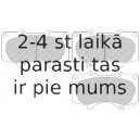 Bremžu uzliku kompl., Disku bremzes FERODO FDB1698