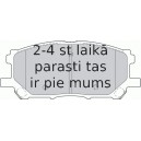 Bremžu uzliku kompl., Disku bremzes FERODO FDB1715