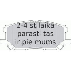 Bremžu uzliku kompl., Disku bremzes FERODO FDB1715