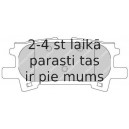 Bremžu uzliku kompl., Disku bremzes FERODO FDB1731