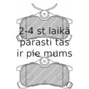 Bremžu uzliku kompl., Disku bremzes FERODO FDB1895