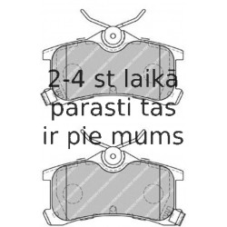 Bremžu uzliku kompl., Disku bremzes FERODO FDB1895
