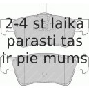 Bremžu uzliku kompl., Disku bremzes FERODO FDB1460