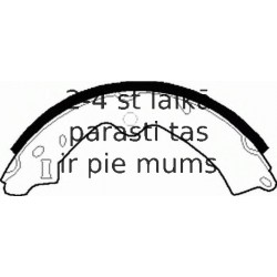 Комплект тормозных колодок FERODO FSB260