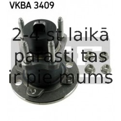 SKF VKBA-3409 (6), Комплект подшипника ступицы колеса