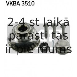SKF VKBA-3510 (6), Комплект подшипника ступицы колеса