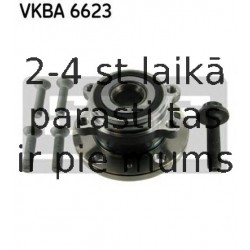 SKF VKBA-6623 (6), Комплект подшипника ступицы колеса