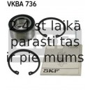 SKF VKBA-736 (6), Комплект подшипника ступицы колеса