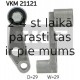 SKF VKM-21121 (6), Parazītrullis / vadošais rullis, zobsiksna