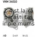 SKF VKM-34010 (6), Spriegotājrullītis, Daudzceliņu siksna