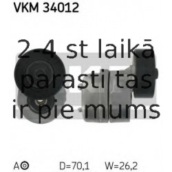 SKF VKM-34012 (6), Spriegotājrullītis, Daudzceliņu siksna