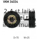 SKF VKM-34034 (6), Parazītrullis / vadošais rullis, daudzceliņu siksna