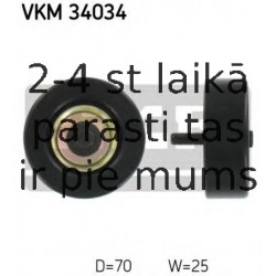 SKF VKM-34034 (6), Parazītrullis / vadošais rullis, daudzceliņu siksna