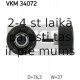 SKF VKM-34072 (6), Parazītrullis / vadošais rullis, daudzceliņu siksna